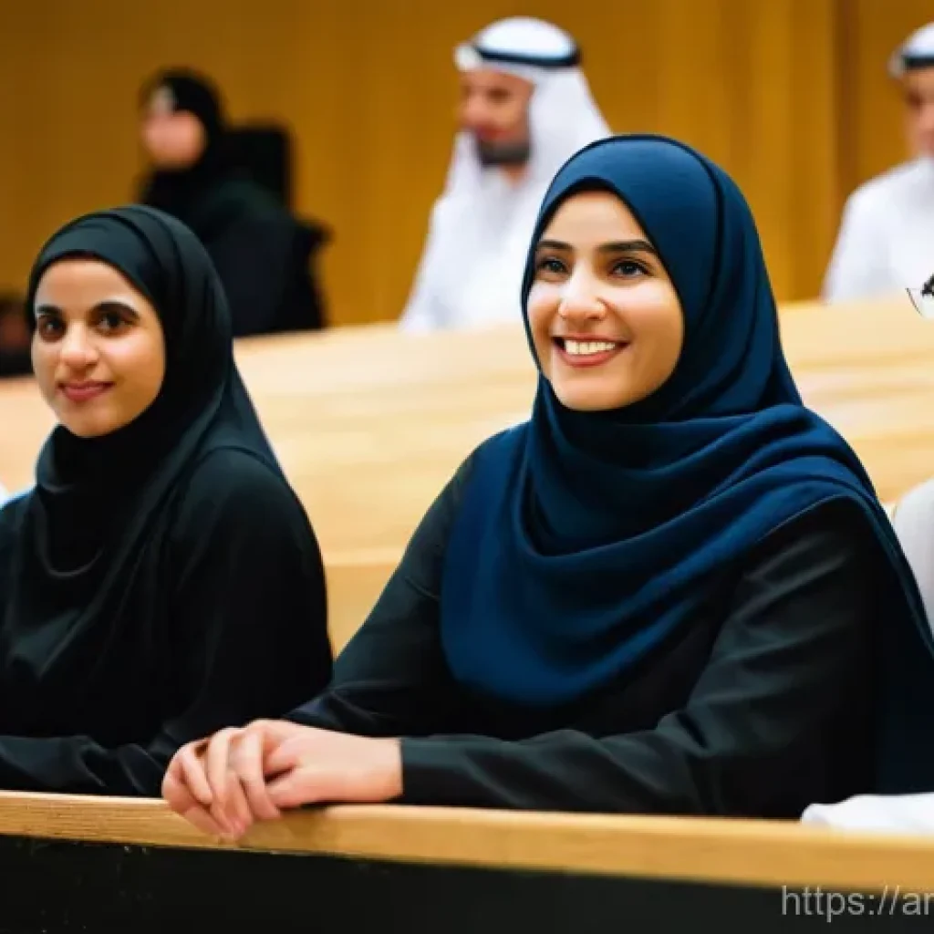 상황에 적합한 커뮤니케이션 전략 도출하기 - **Prompt:** A diverse group of people from various walks of life in an Arab setting, including men i...